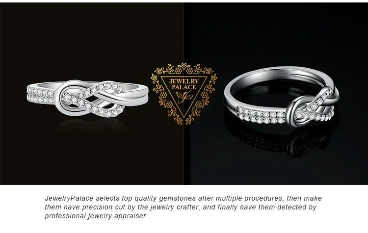Infinity Love Knot Ring | 925 Sterling Silver