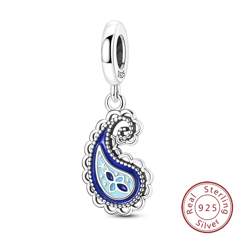 925 Silver Nature & Animal Charms – Butterfly, Floral & Woodland Pendants for Bracelets