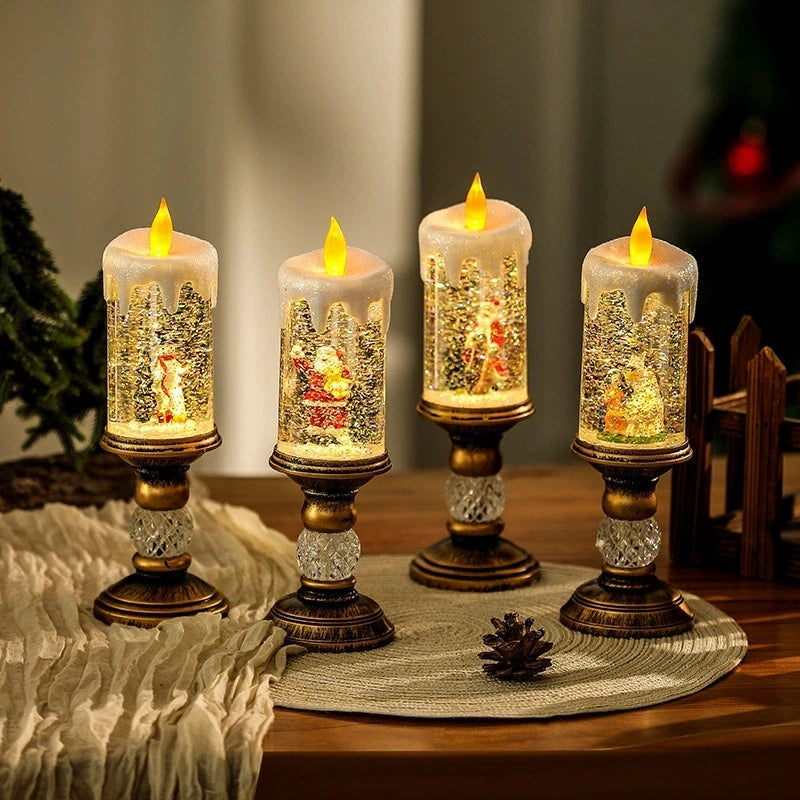 Christmas Snowflake Wind Lamp Decoration
