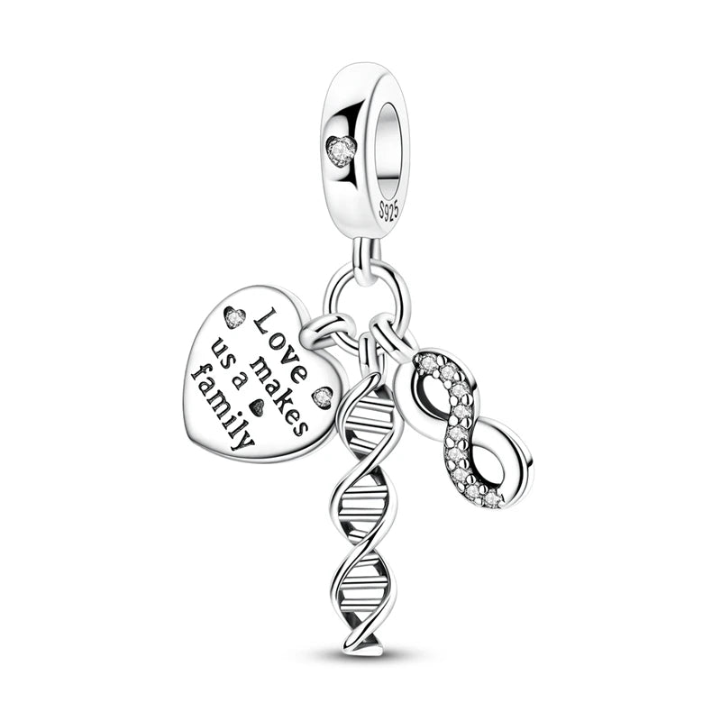 925 Sterling Silver Character Charms – Bracelet Pendants for Women