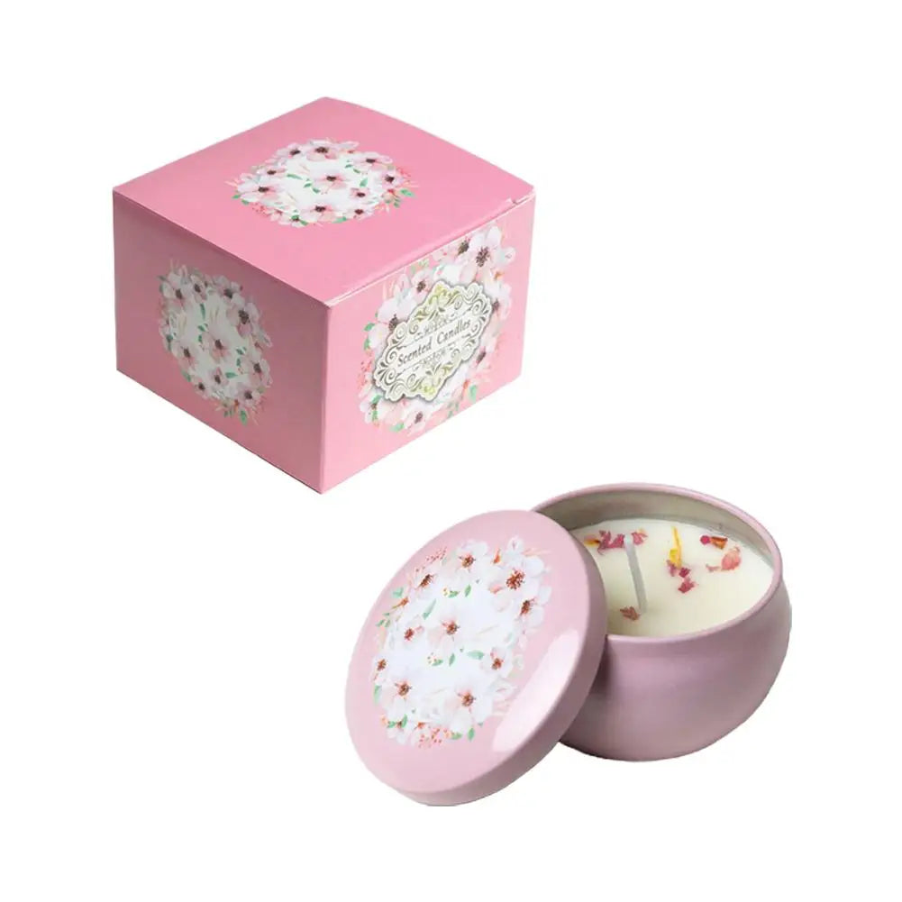 Dried Flower Scented Candles for Aromatherapy