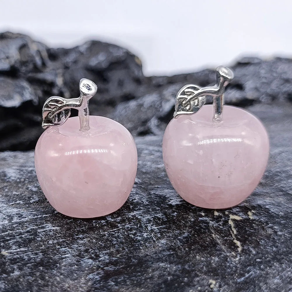 Mini Crystal Apple Gift Set | 7-Piece Stone Collection