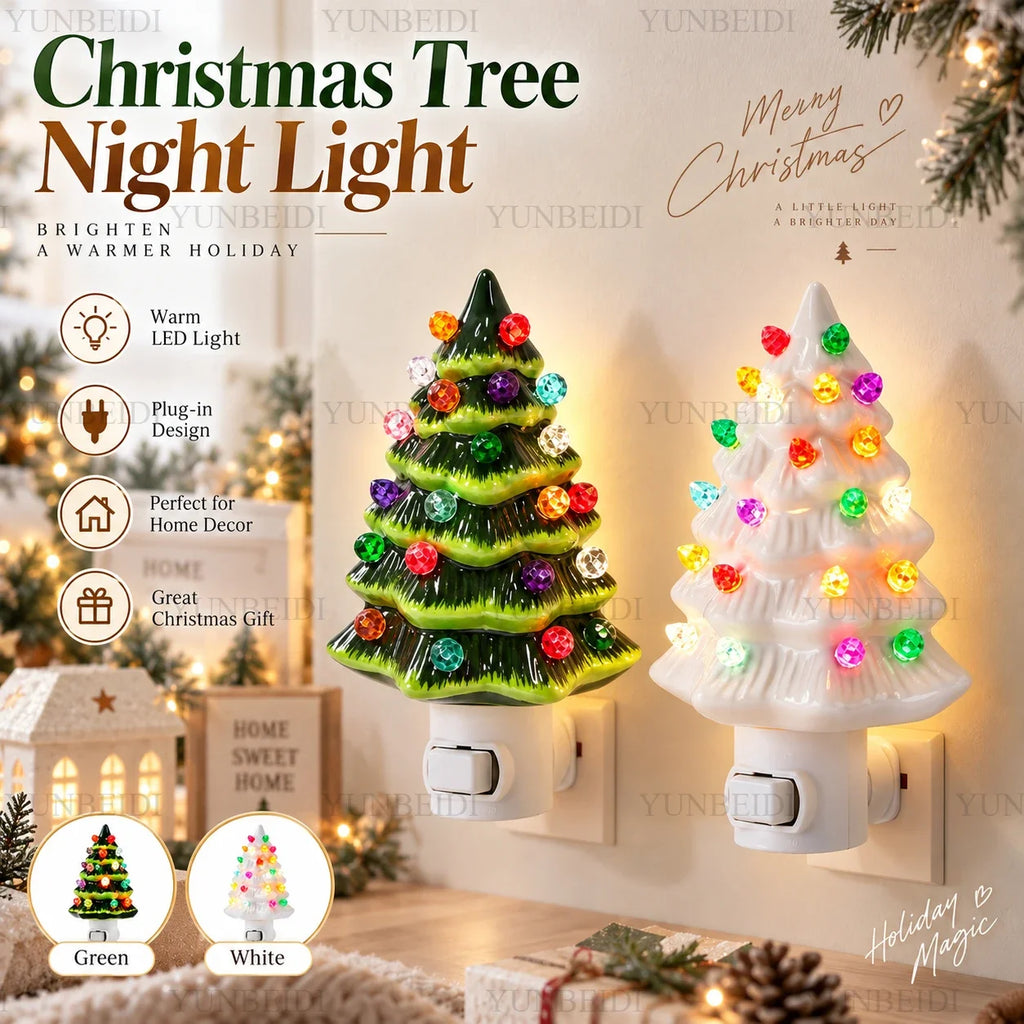 Plug-In Christmas Tree Night Light