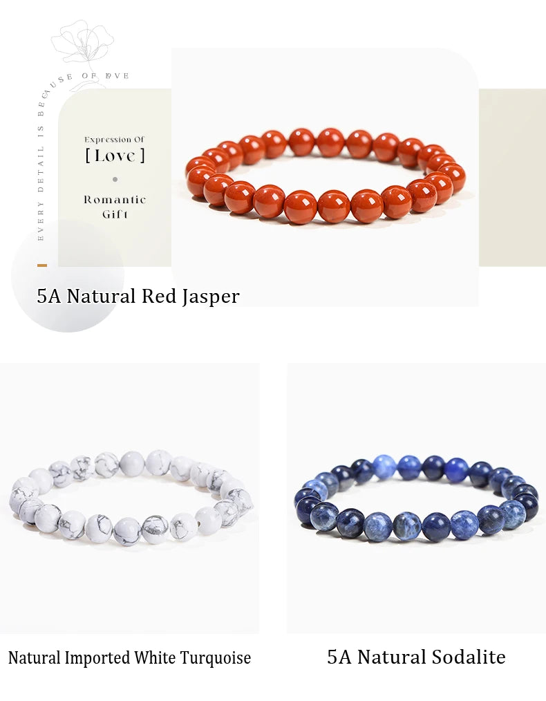 Natural Stone Reiki Healing Bracelets