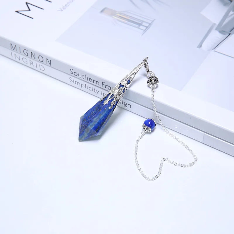 Crystal Pendulum Pendant | Natural Healing Stone | Reiki Chakra Energy