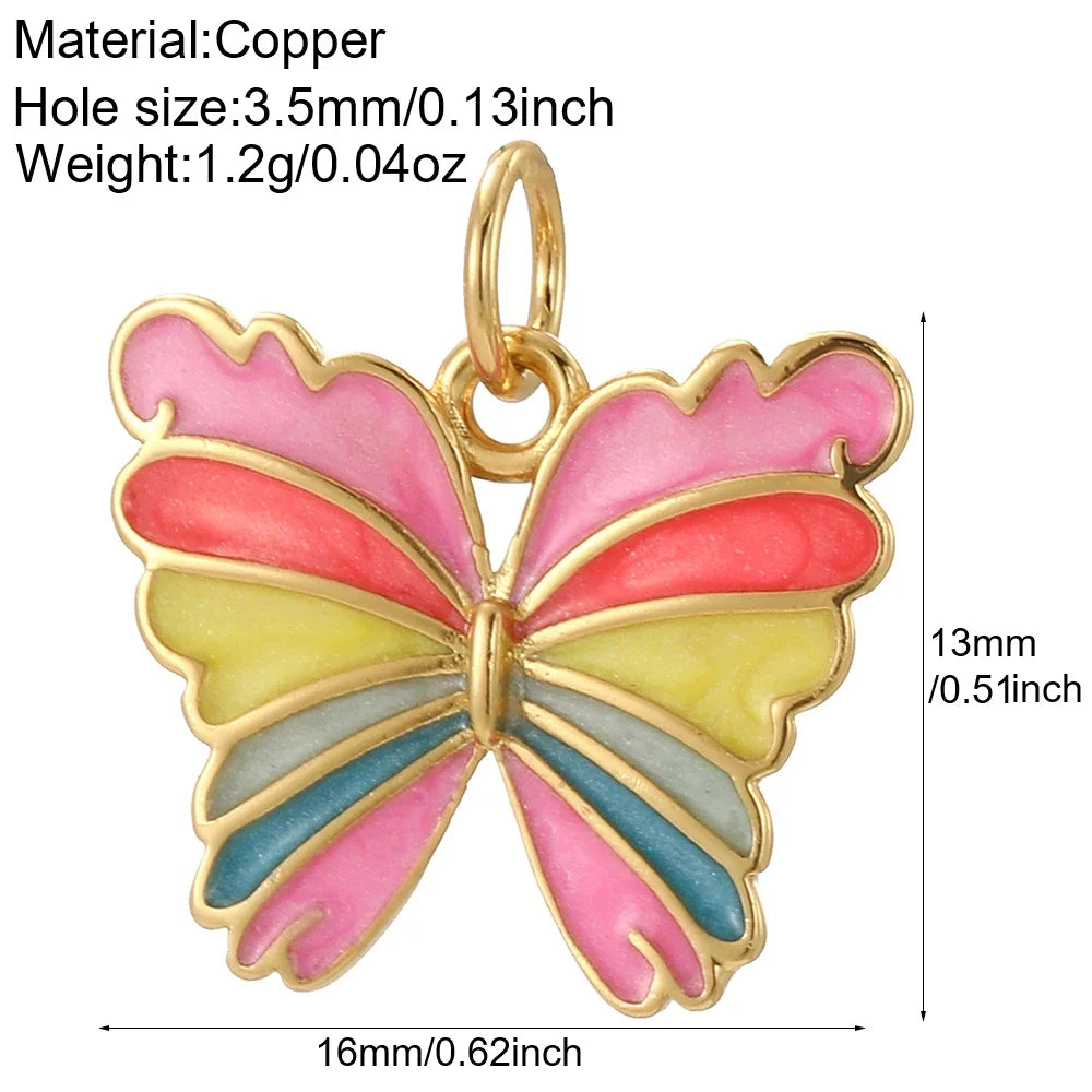 Bohemian Heart Charms – Copper DIY Pendants for Bracelets, Necklaces & Earrings