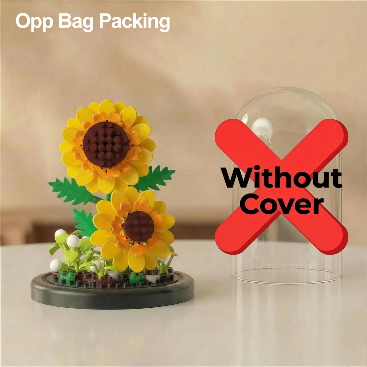 Flower Micro Building Blocks Kit | Cover Options