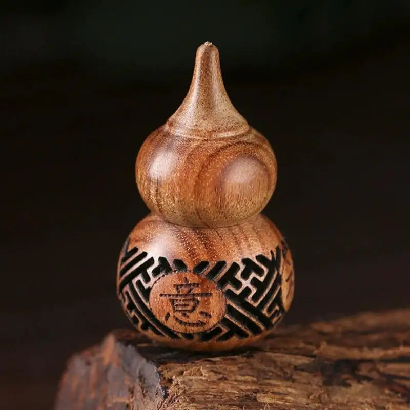 Hollow Carved Wood Aromatherapy Diffuser | Boho Fragrance Decoration