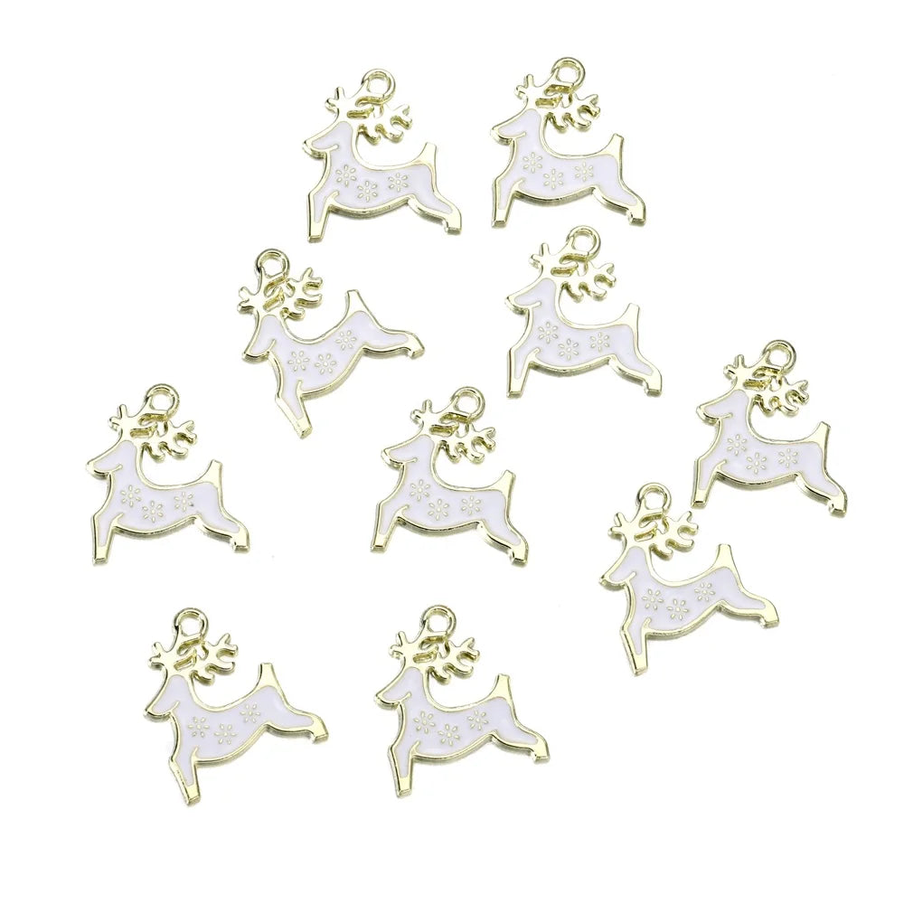 Mixed Colorful Enamel Charms – 10pcs DIY Bracelet & Necklace Pendants