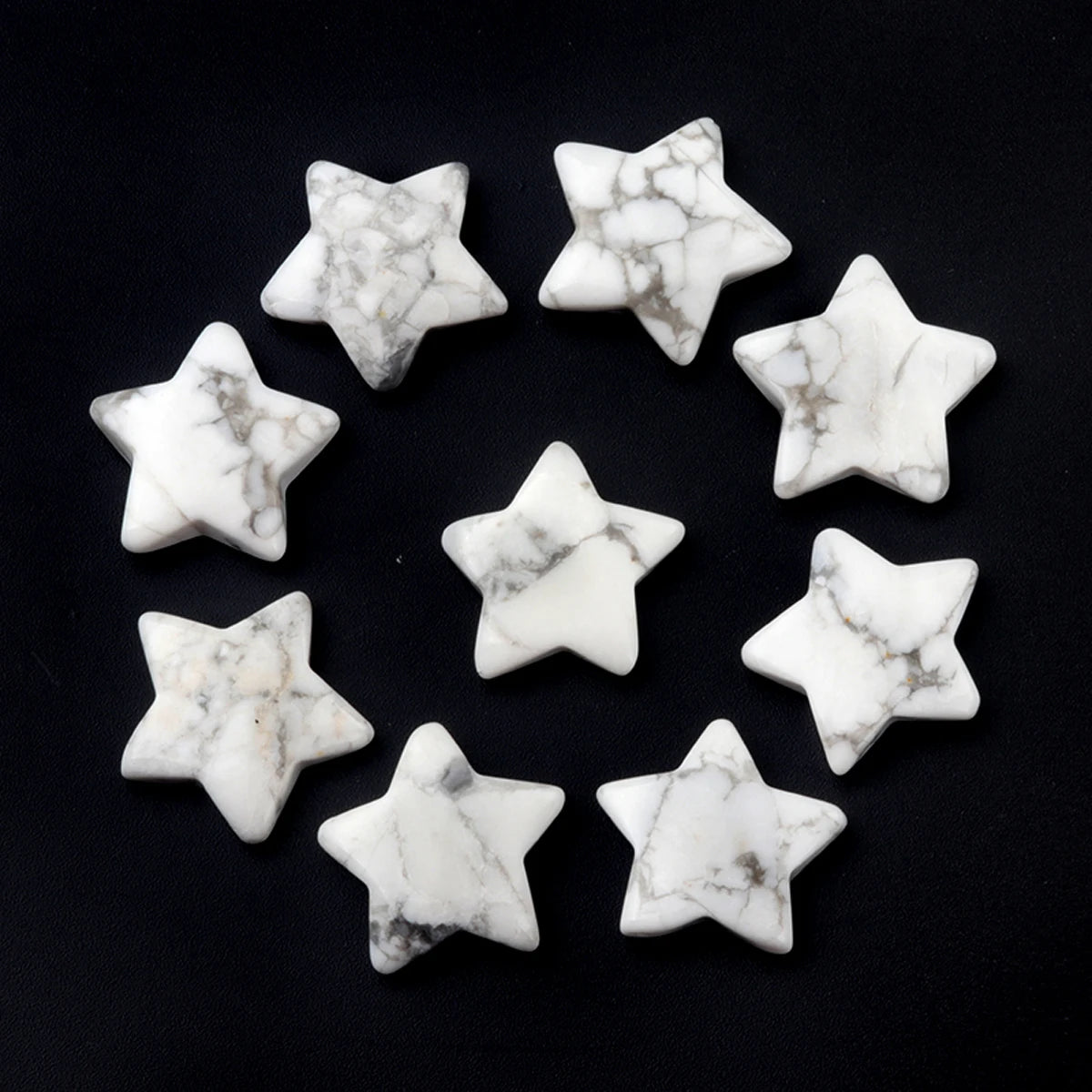 Crystal & Stone Star Set | 5-Piece Celestial Decor