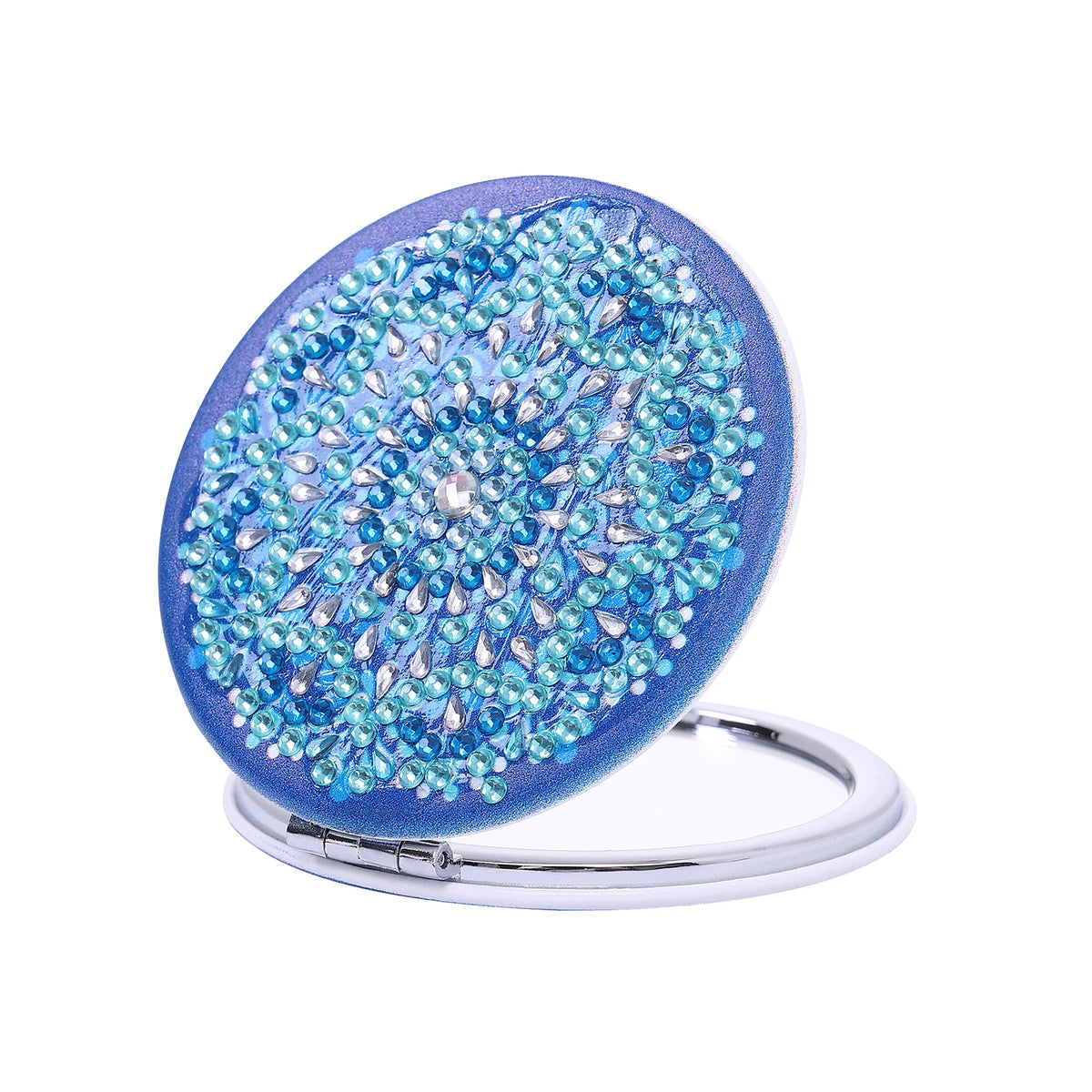 Mandala Diamond Art Mirror Kit | Floral PU Leather