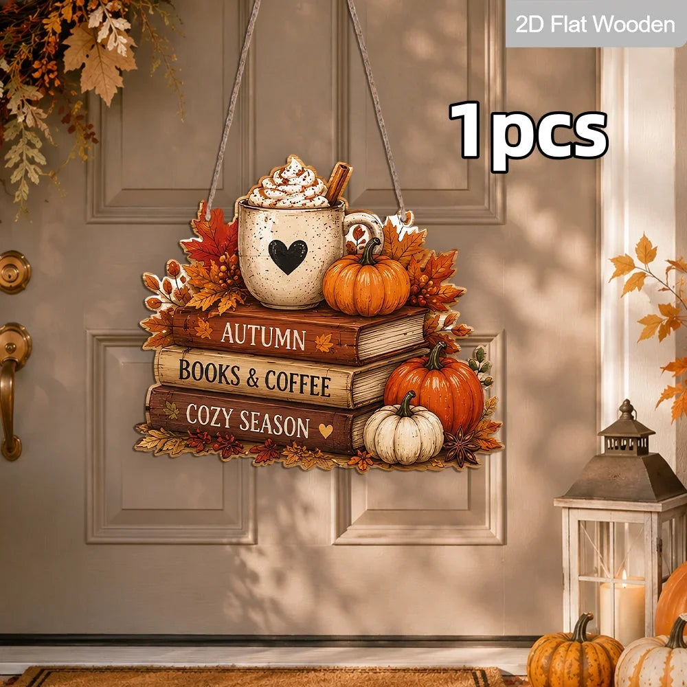 Coffee Corner Wooden Decor Sign | Flat 2D