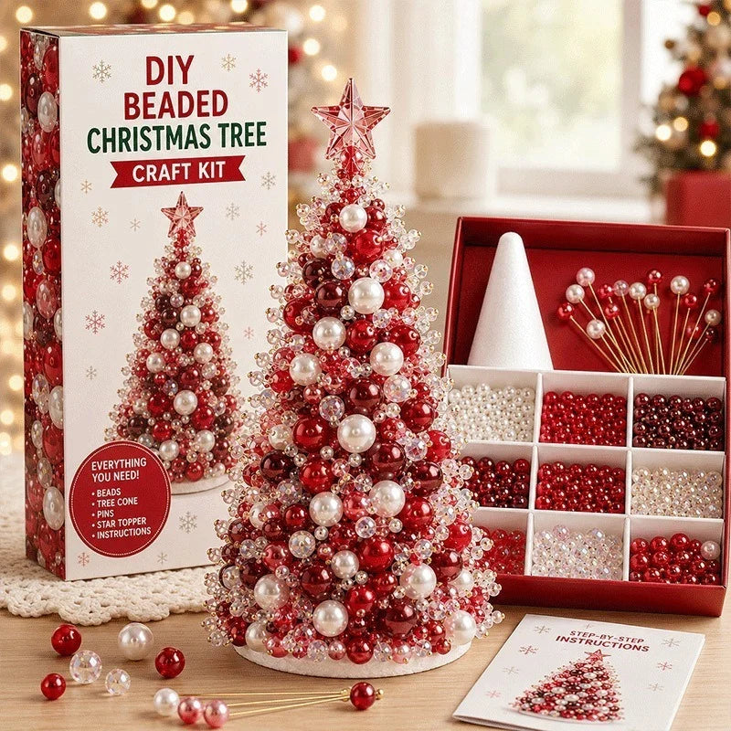 DIY Beaded Holiday Tree Kit | Christmas & Halloween Styles
