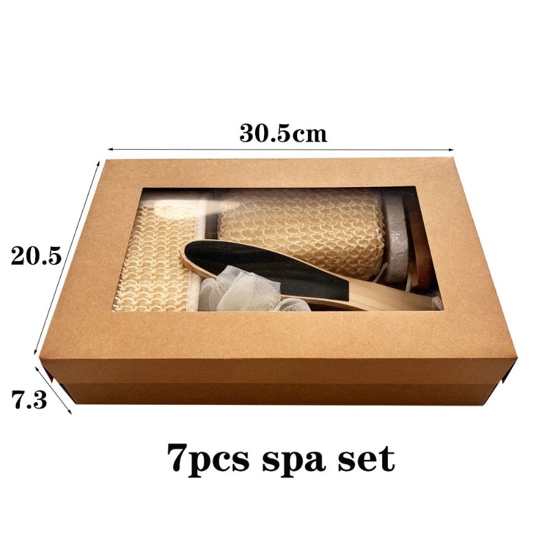 7 Piece Bath Shower Gift Set