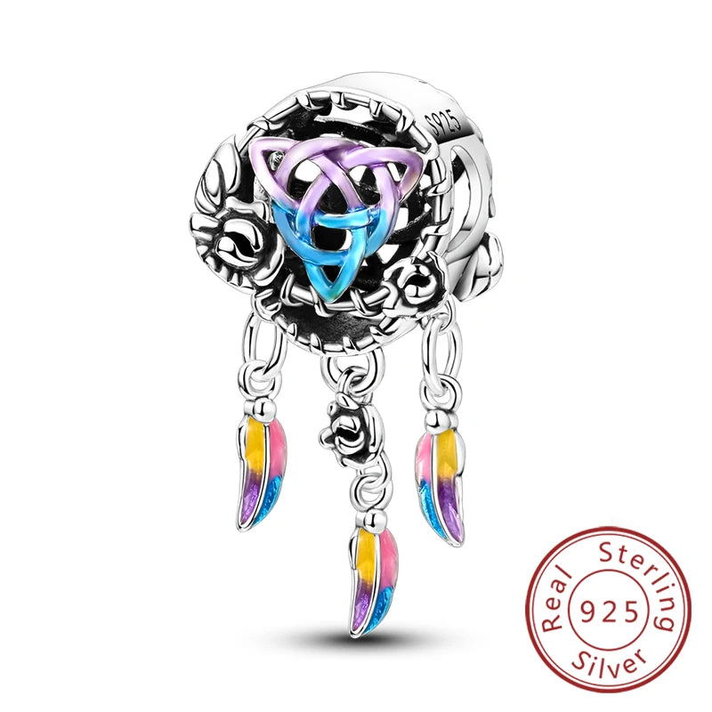 925 Silver Nature & Animal Charms – Butterfly, Floral & Woodland Pendants for Bracelets