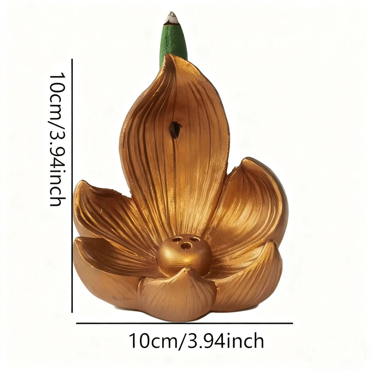 Resin Lotus Incense Burner | Handmade Flower Ash Catcher