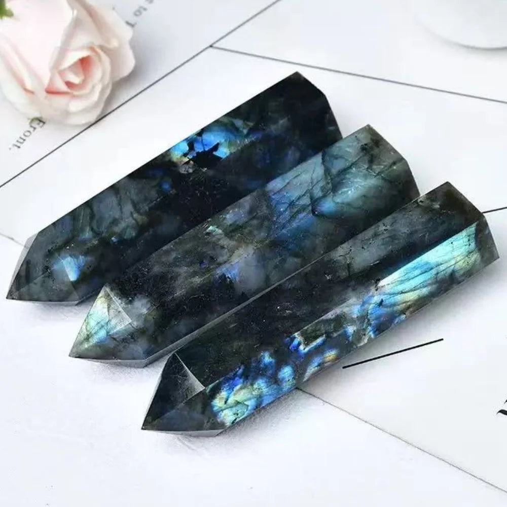 Natural Labradorite Tower
