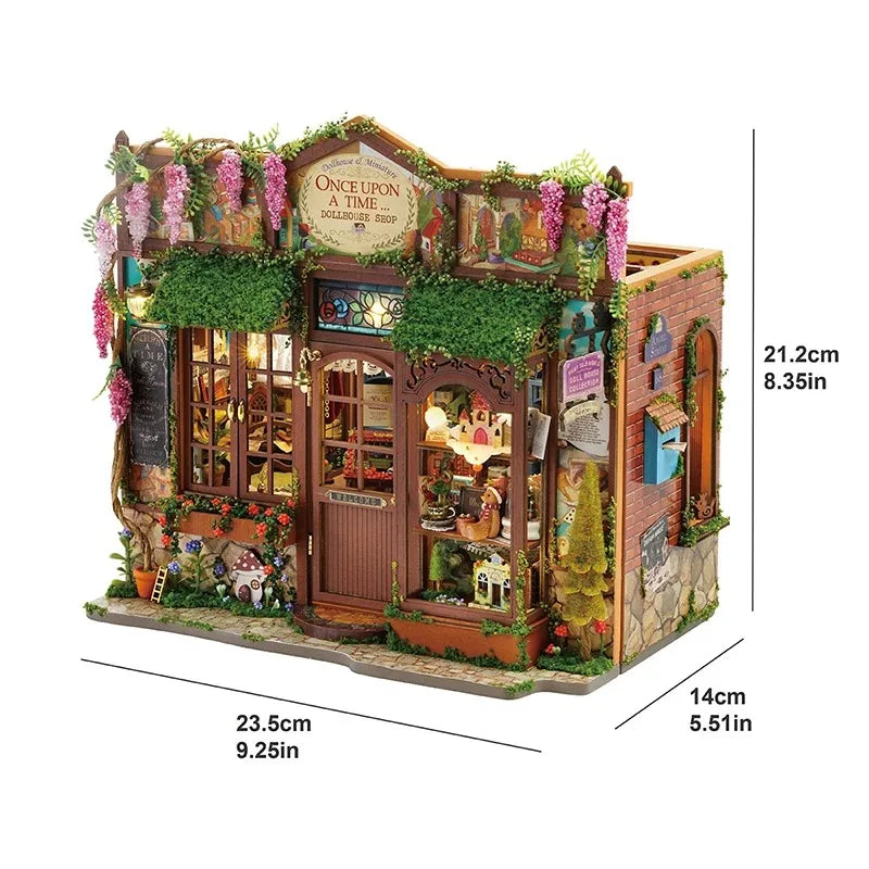 DIY Fairy Tale Wonderhouse – Japanese-Style Miniature Bookend & Home Decor Craft