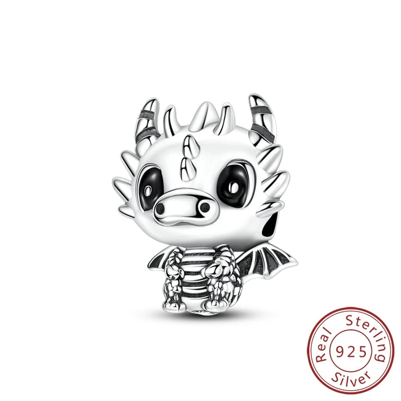 925 Sterling Silver Character Charms – Bracelet Pendants for Women