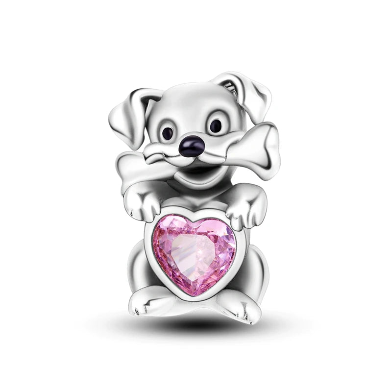 925 Sterling Silver Charm Pendant | Hearts, Bows, Butterflies & More