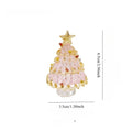 Mini Glass Christmas Tree Figurine