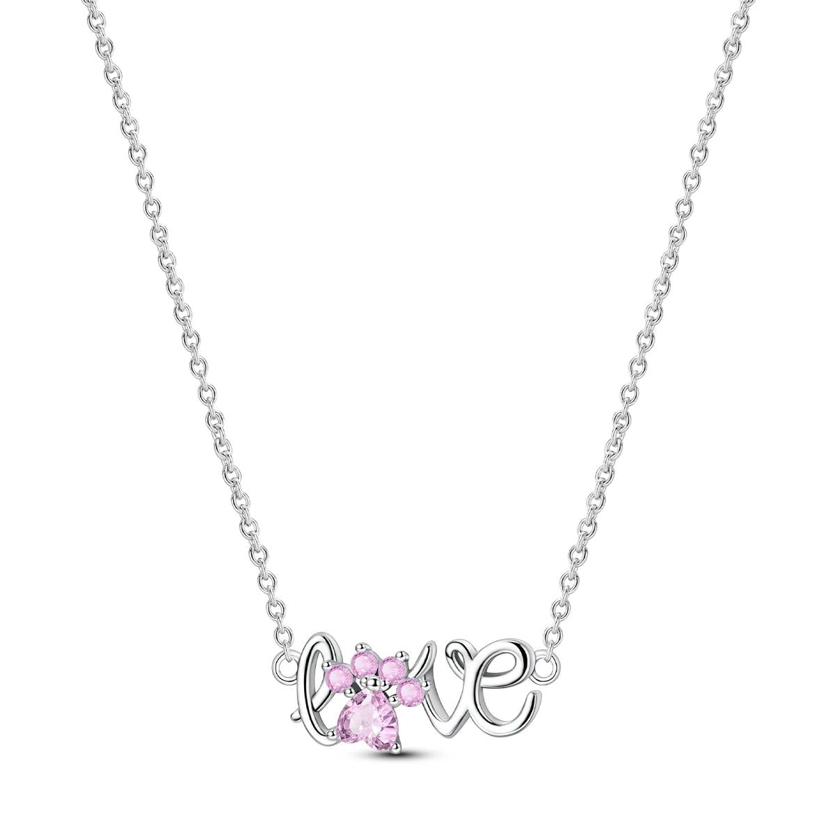 925 Sterling Silver Crystal Pendant Necklace — Minimalist Spiritual Jewelry