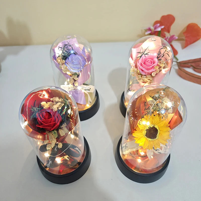 Eternal Rose LED Light Box