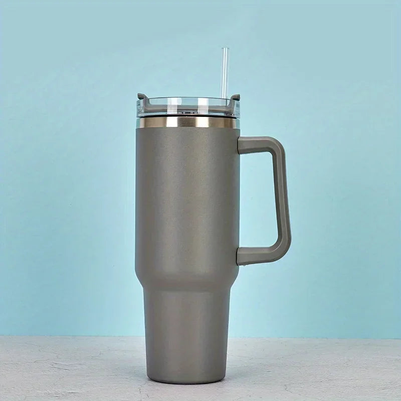 Wild Sip 40 oz Insulated Tumbler with Handle & Straw