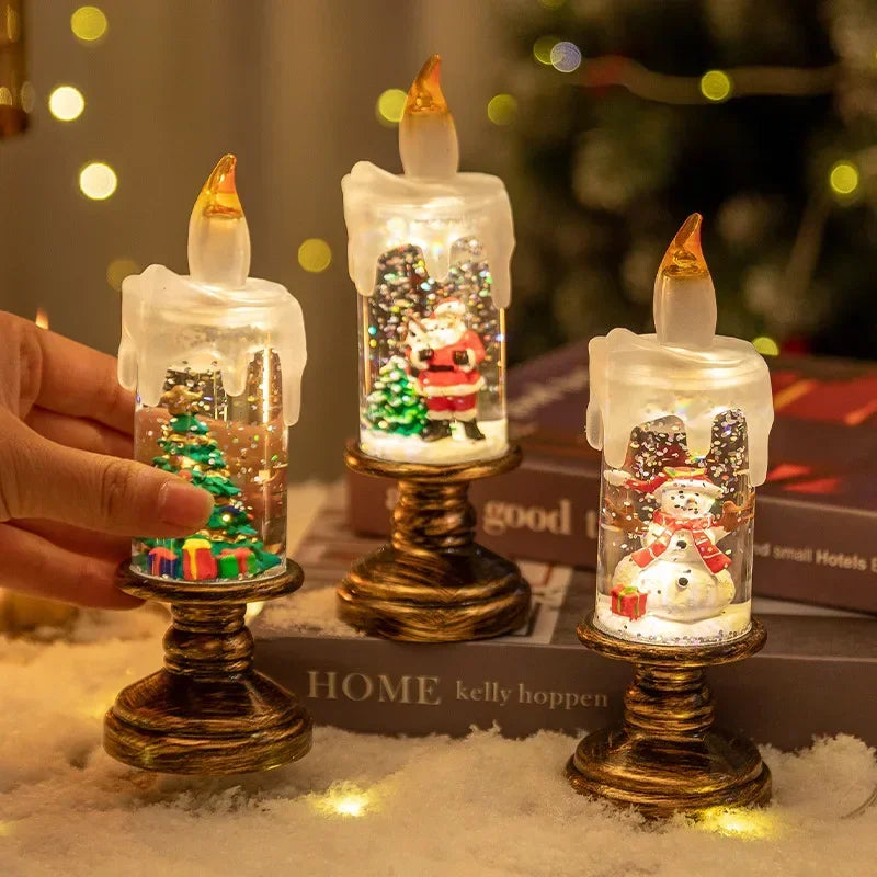 Christmas Candle-Style Lantern | 4 Festive Designs