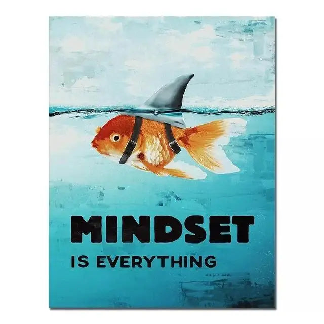 Inspirational Success Quotes Canvas Wall Art | Motivational Home Decor