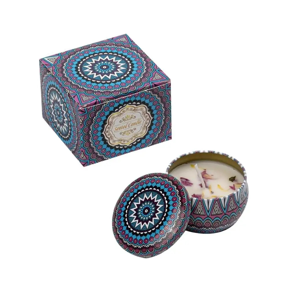 Dried Flower Scented Candles for Aromatherapy