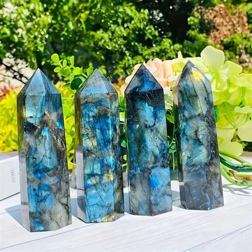 Natural Labradorite Tower