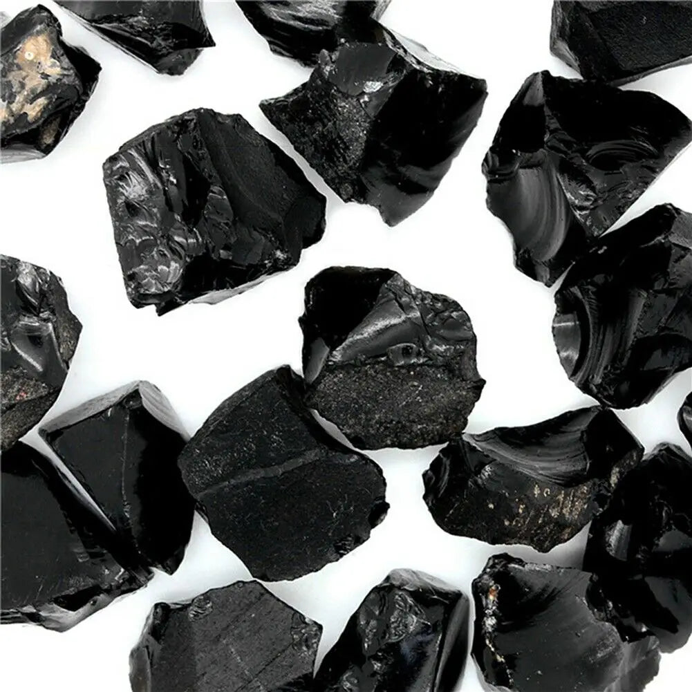 Raw Black Obsidian | Rough Stone Specimens