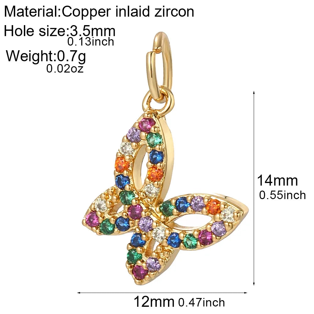 Bohemian Heart Charms – Copper DIY Pendants for Bracelets, Necklaces & Earrings