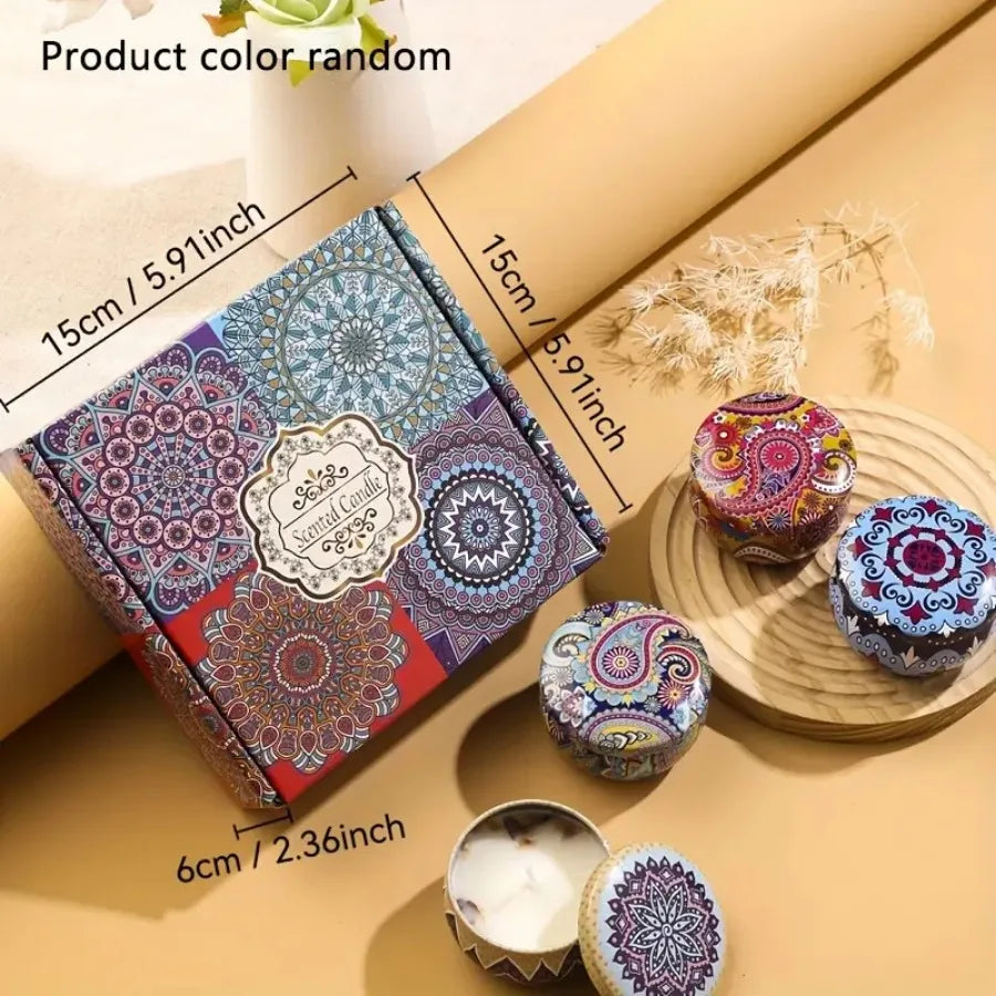 4-Piece Soy Wax Candle Gift Set