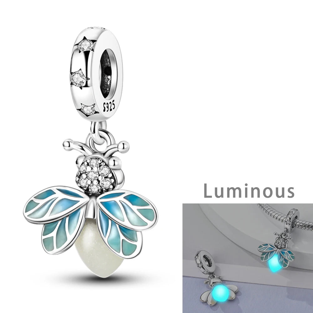925 Sterling Silver Animal & Floral Charms for Bracelets – Cat, Sunflower & More