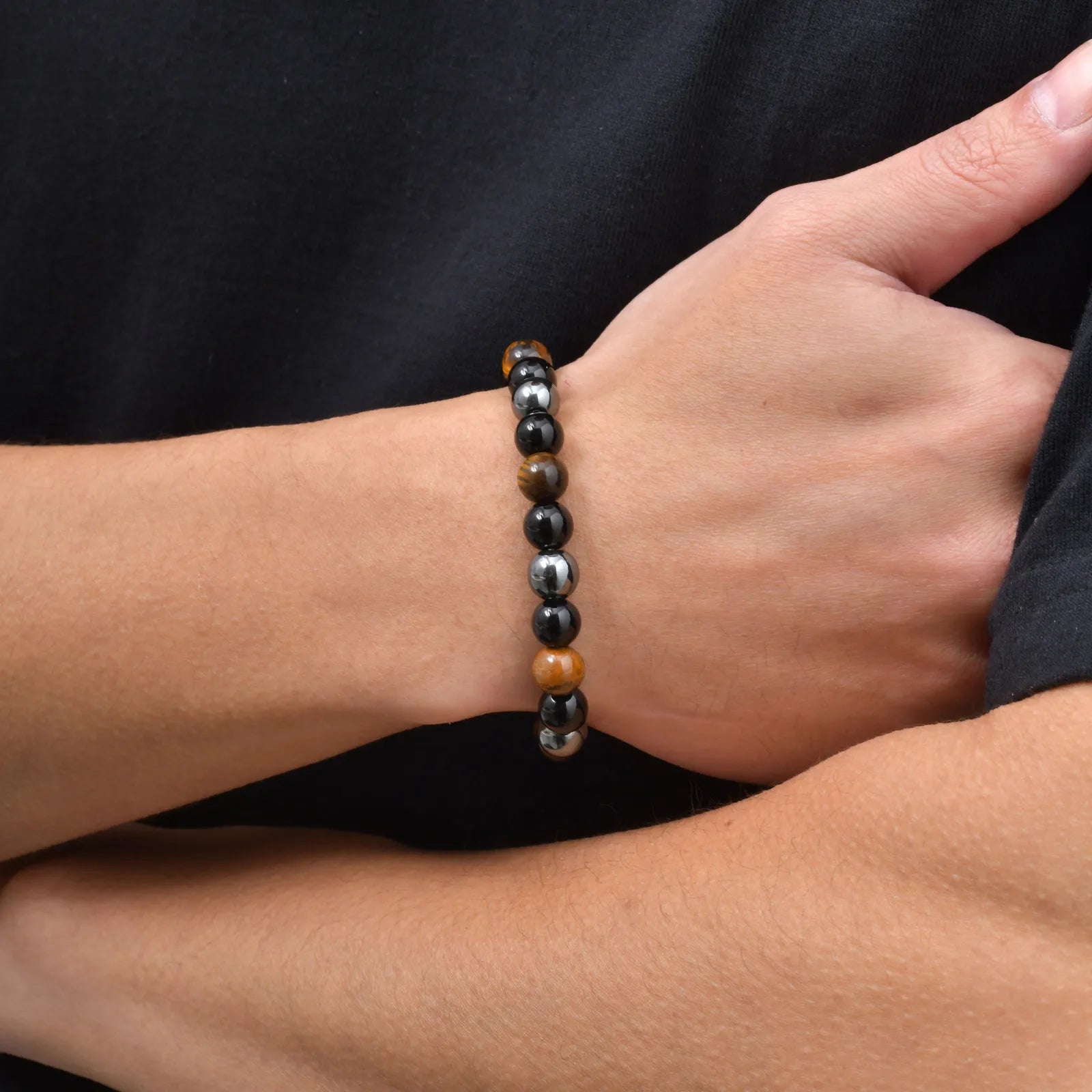 Natural Stone Bead Bracelet