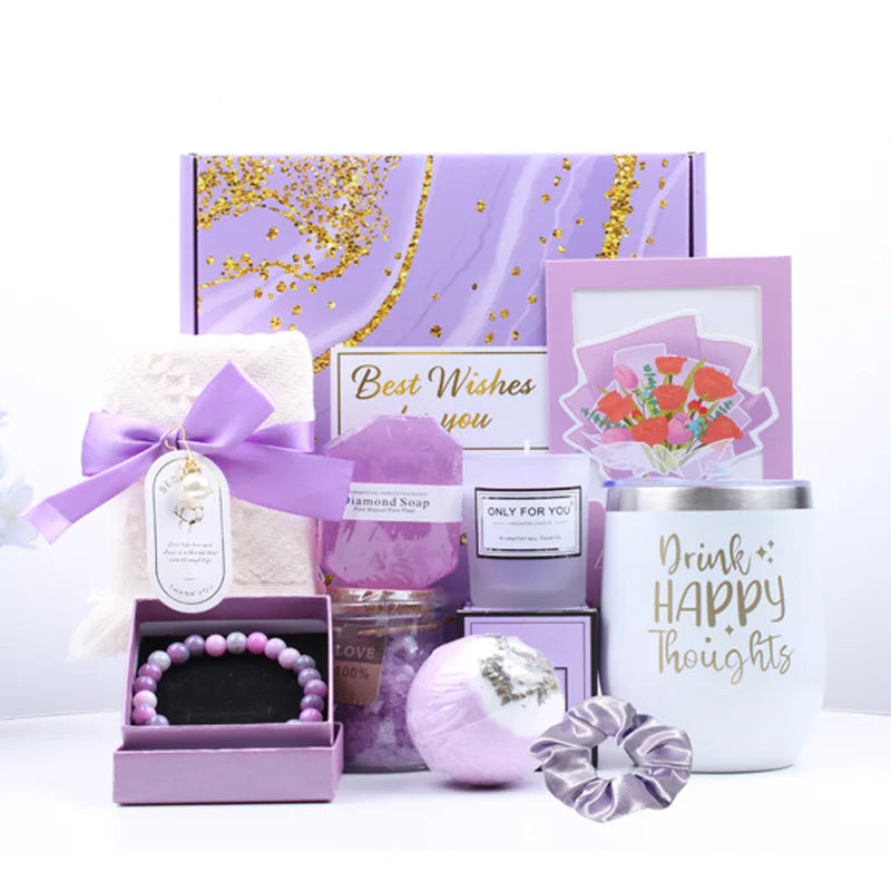 Lavender Spa Gift Basket Set
