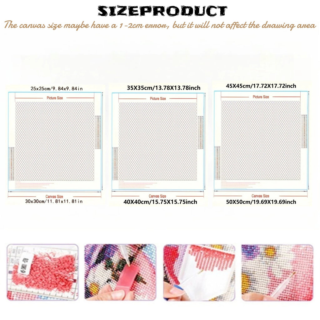 Mountain Lake Diamond Painting Kit | Full Square or Round Drill