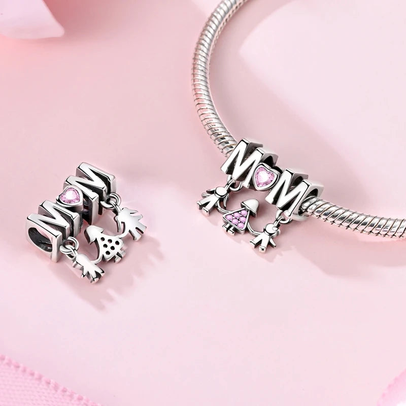 925 Sterling Silver Charm Pendant | Hearts, Bows, Butterflies & More