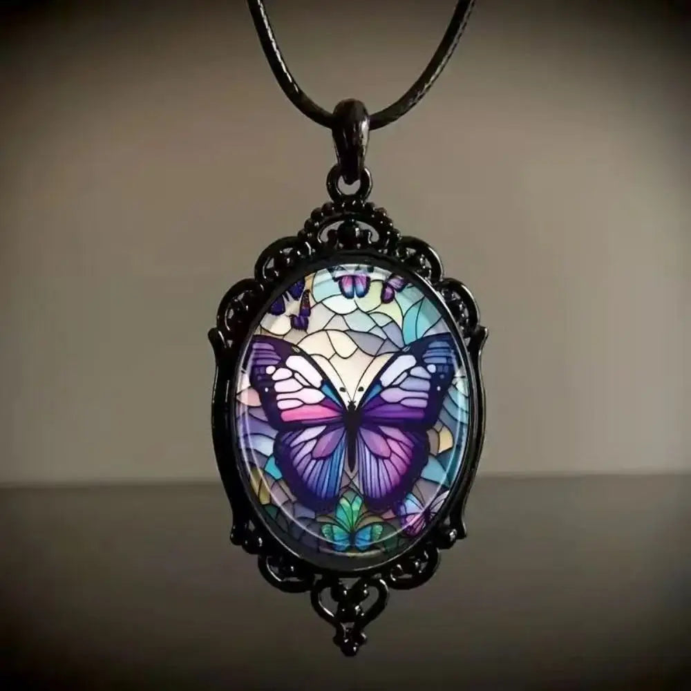 Gothic Sun & Moon Witch Necklace | Vintage Cameo Punk Charm | Witchy Jewelry Gift