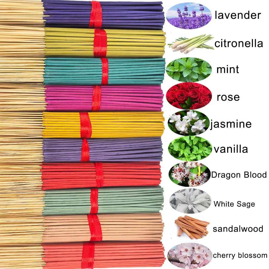 Incense Stick Bundle — 140 Sticks, 7 Scent Sets