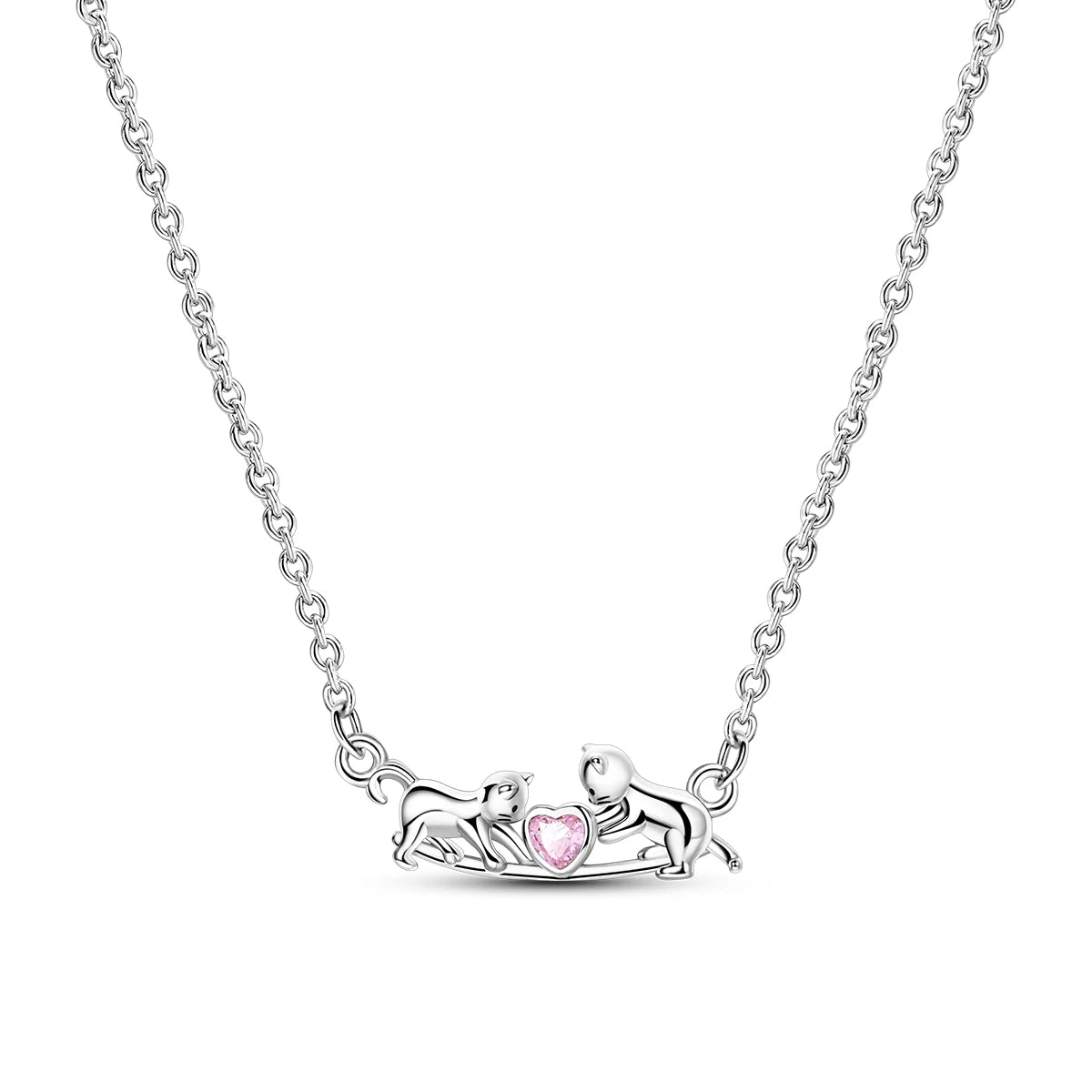 925 Sterling Silver Crystal Pendant Necklace — Minimalist Spiritual Jewelry
