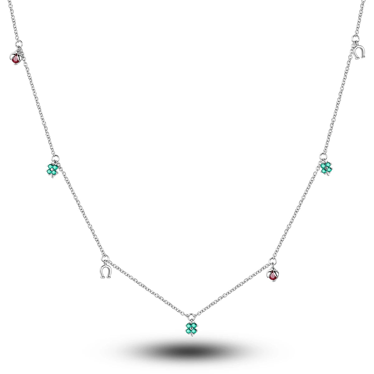 925 Sterling Silver Crystal Pendant Necklace — Minimalist Spiritual Jewelry