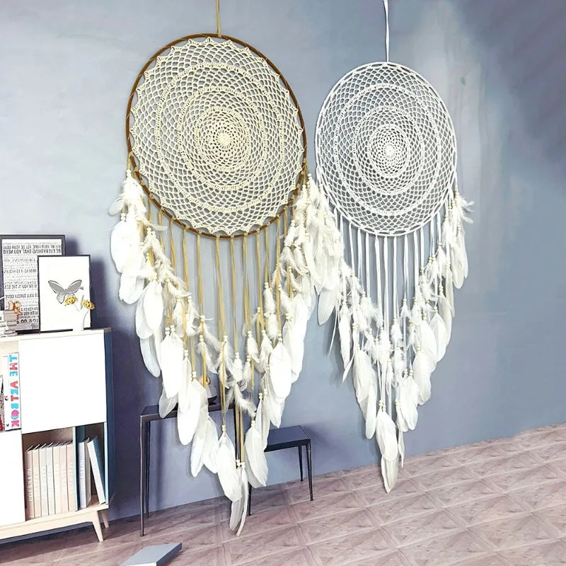 Feather & Reverie Large Boho Dreamcatcher
