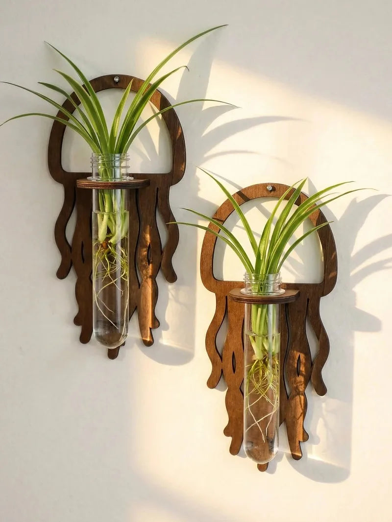 Wooden Wall Propagation Station | Sun, Jellyfish & Lantern