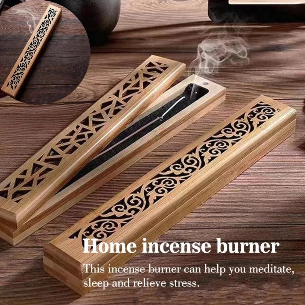 Natural Bamboo Incense Burner