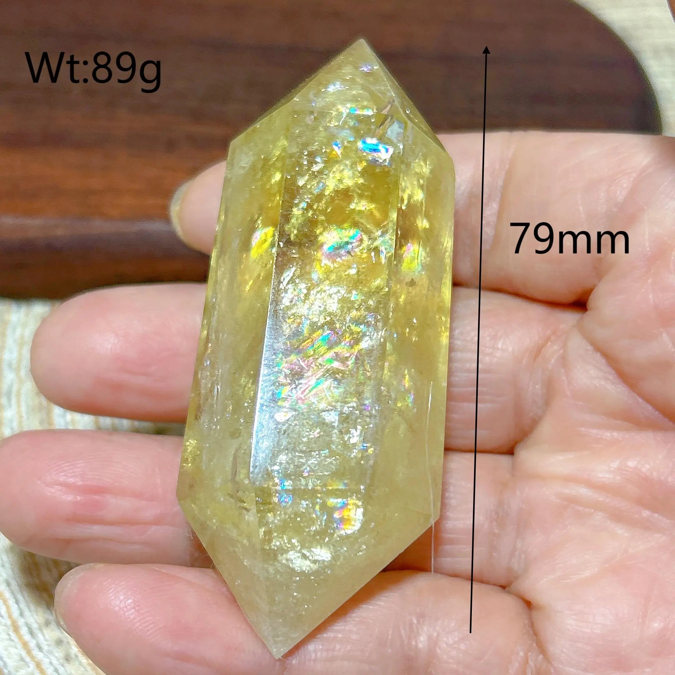 Smoky Citrine Double Tower Crystal