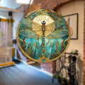 Stained Glass Dragonfly Suncatcher