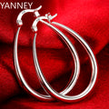 Classic Smooth Hoop Earrings | 41 mm